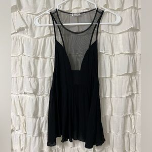 Free people mesh tank top
